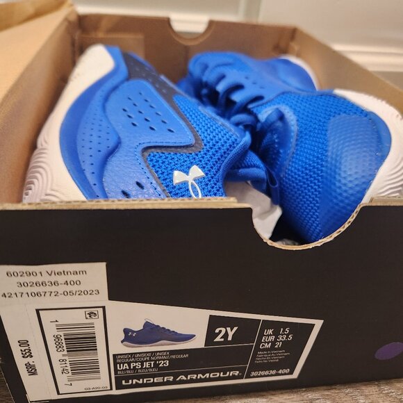NEW Boxed Under Armour 2Y Big Kid Basketball Sneaker - Picture 2 of 2